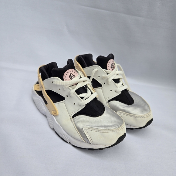 Nike Kids' Sneakers in White, Black, and Cream - Picture 2 of 9